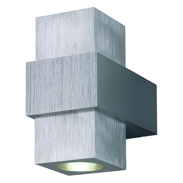 AIDAN UP-DOWN Wandleuchte, alu brushed, 2x1W LED, 3000K