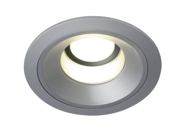 HORN, Einbauleuchte, LED, 4000K, rund, silbergrau, 11W