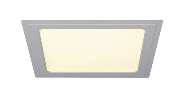 SENSER 18, Einbauleuchte, LED, 3000K, eckig, silbergrau, 10W