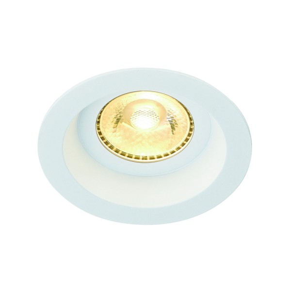 BOOST IP44 Downlight, rund, weiss, 6W LED, warmweiss