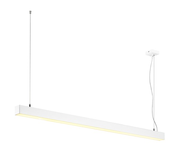 Q-LINE, Pendelleuchte, einflammig, LED, 3000K, weiß, 2x18,2W und 1x7,5W