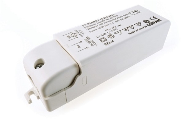 Osram Netzgerät, ET-Parrot 70 elektronisch, spannungskonstant, dimmbar: Phasenabschnitt, 220-240V AC