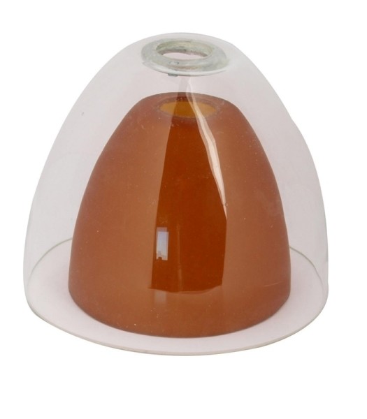 Deko-Light Schienensystem One 12V, Glas für Pendelleuchte II Klar / Amber, klar / transparent