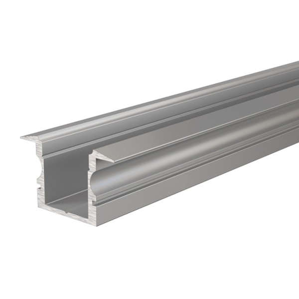 Reprofil, T-Profil hoch ET-02-12 für LED Stripes bis 13,3 mm, Silber-matt, eloxiert, 1000 mm