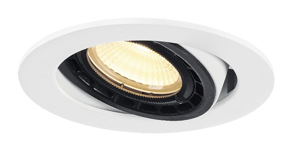 SUPROS 78, Einbauleuchte, LED, 3000K, rund, weiß,  60° Linse, 9W