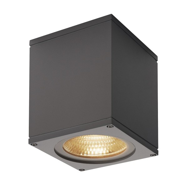 BIG THEO WALL, Outdoor Wandleuchte, Flood down, LED, 3000K, anthrazit, B/H/T 13/14/13,5 cm