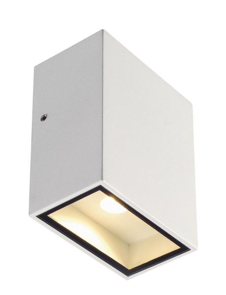 QUAD 1 XL, Wandleuchte, LED, 3000K, IP44, eckig, weiß, 3,2W