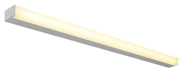 SIGHT 115, Wand- und Deckenleuchte, LED, 3000K, silbergrau, L/B/H 114/4,5/6,5 cm, 4x7,5W