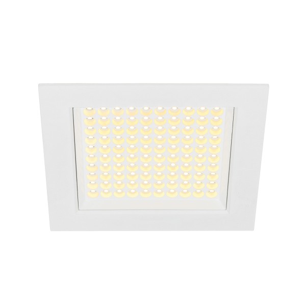 LEDPANEL, Einbauleuchte, 3000K, eckig, weiß, inkl. Blattfedern