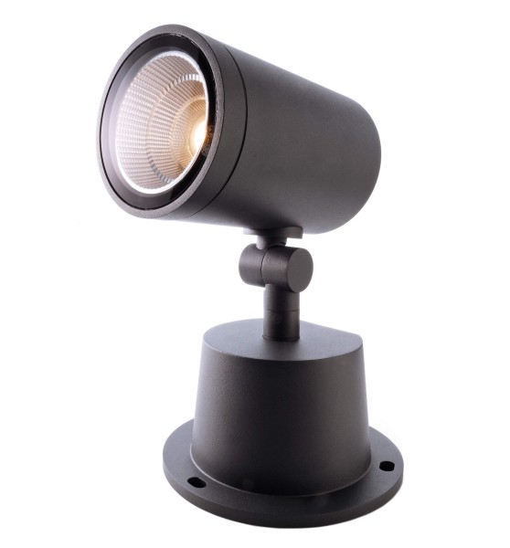 Deko-Light Boden- / Wand- / Deckenleuchte, Power Spot Mobby WW, Aluminium Druckguss, Anthrazit, 60°