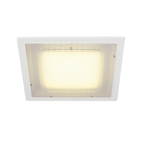 ECO LED, Einbauleuchte, LED, 3000K, eckig, weiß, 12,2W