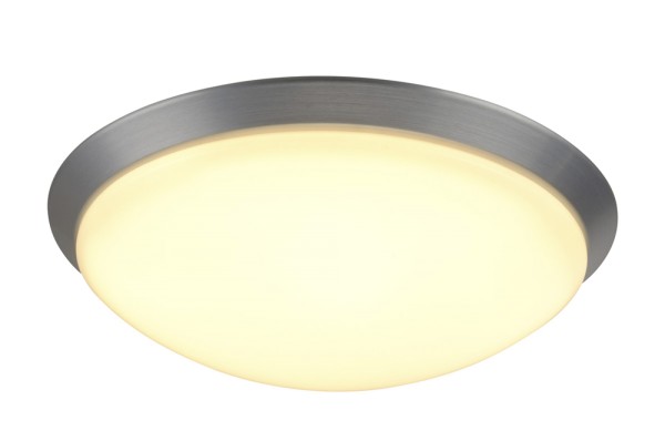 MOLDI 46, Deckenleuchte,  LED, 3000K, rund, aluminium gebürstet, Ø 45,5 cm, 34W