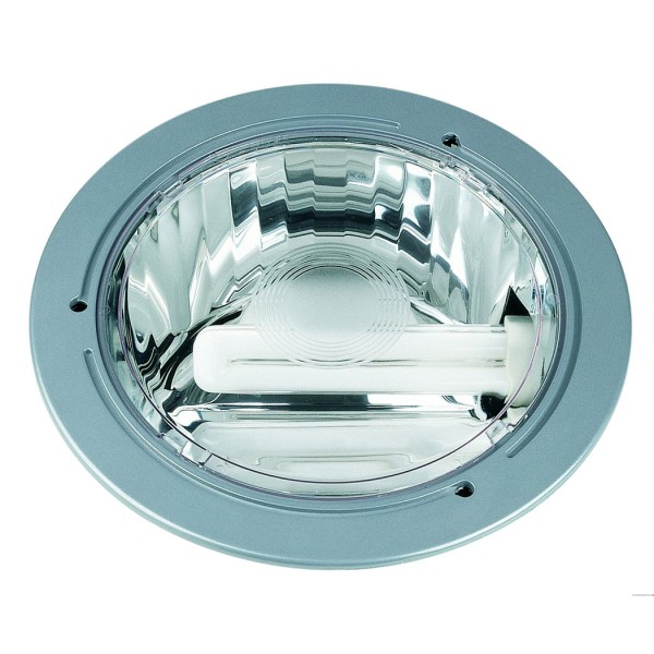 RAPIDO OUT EVG Downlight, silbergrau, 2xTC-DE ESL 26W, inkl. Leuchtmittel