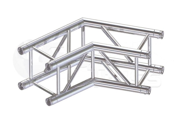 F24 C22 Ecke 2-Weg 120° Alu Traverse