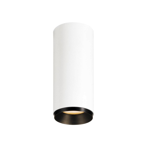 NUMINOS® CL PHASE S, Indoor LED Deckenaufbauleuchte weiß/schwarz 2700K 36°