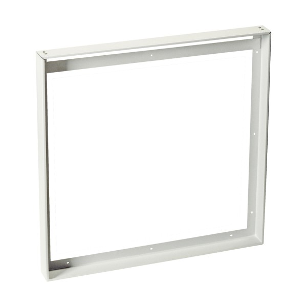 AUFBAURAHMEN, für LED-PANEL und I-VIDUAL, weiß matt, L/B/H 62,5/62,5/5,5 cm