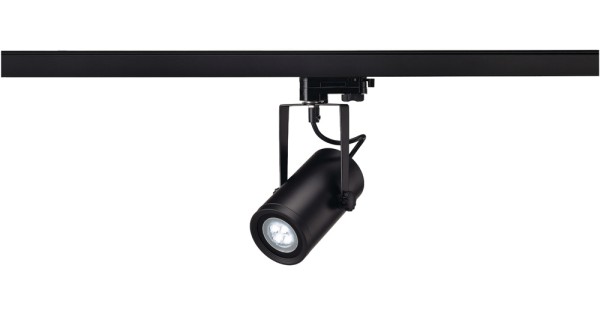 EURO SPOT INTEGRATED LED, Spot für Hochvolt-Stromschiene 3Phasen, LED, 4000K, schwarz, 24°, 12,6W