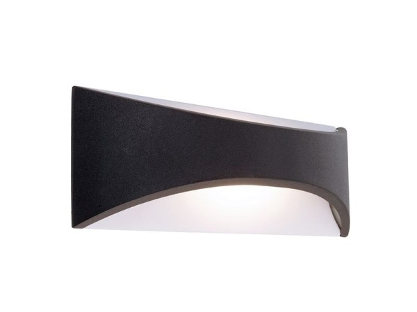 Deko-Light Wandaufbauleuchte, Uria 6, Aluminium Druckguss, anthrazit, Warmweiß, 120°, 6W, 230V