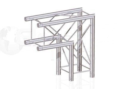 F24 C21 Ecke 2-Weg 90° Alu Traverse