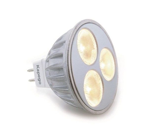 Leuchtmittel, LED MR16 3000K, 12V AC/DC, GU5.3 / MR16, 3,00 W