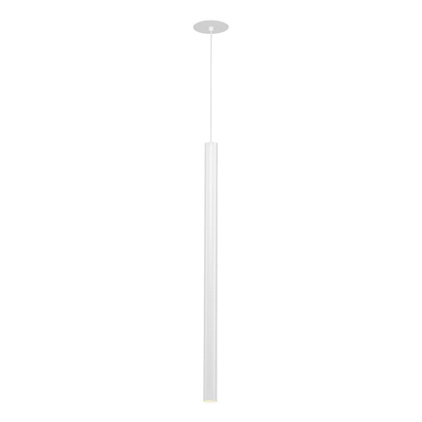 HELIA 60, Pendelleuchte, LED, 3000K, rund, weiß, flache Rosette zum Einbau, 7,5W