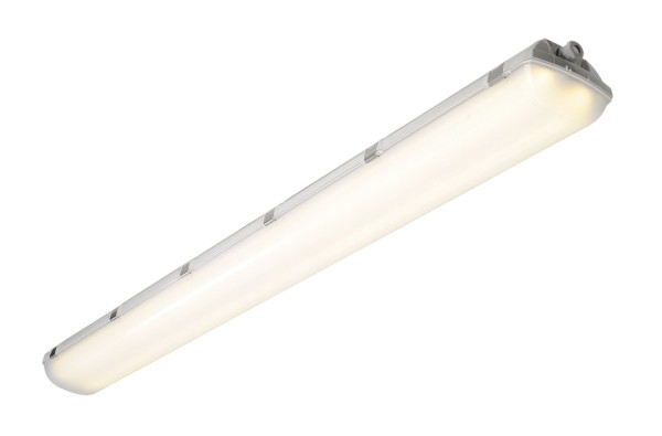 DECKENLEUCHTE 146, Outdoor Wand- und Deckenleuchte, LED, 4000K, IP66, grau, L/B/H 146/14,5/11 cm