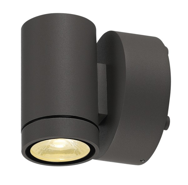 HELIA, Outdoor Wandleuchte, LED, 3000K, IP55, anthrazit, 8W