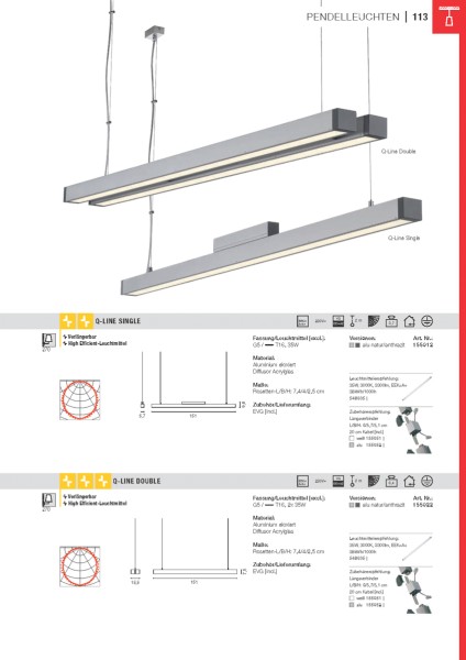 Q-Line Endkappen, gross, weiss, 2 Stk.