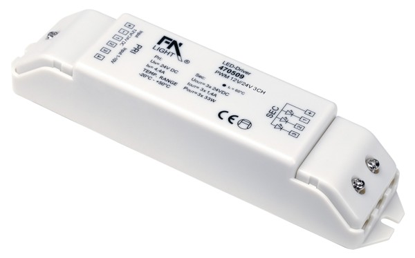 PWM-WANDLER 3-KANAL, 12V/24V, max. 33,3W