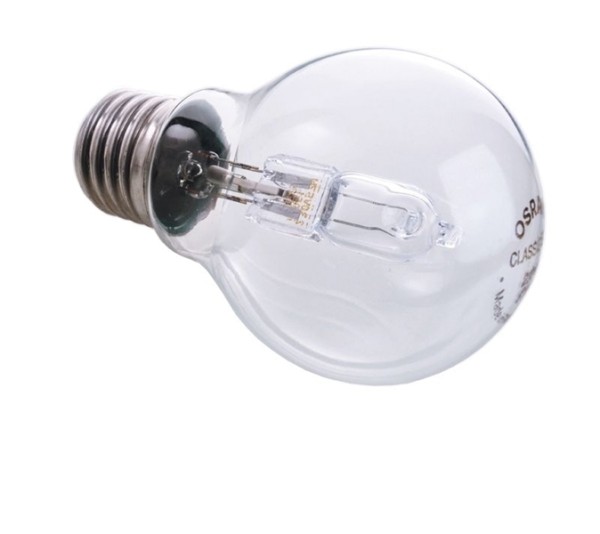 Osram Leuchtmittel, Halogen Eco Classic, Warmweiß, 220-240V AC/50-60Hz, E27, 57,00 W, EEI: C