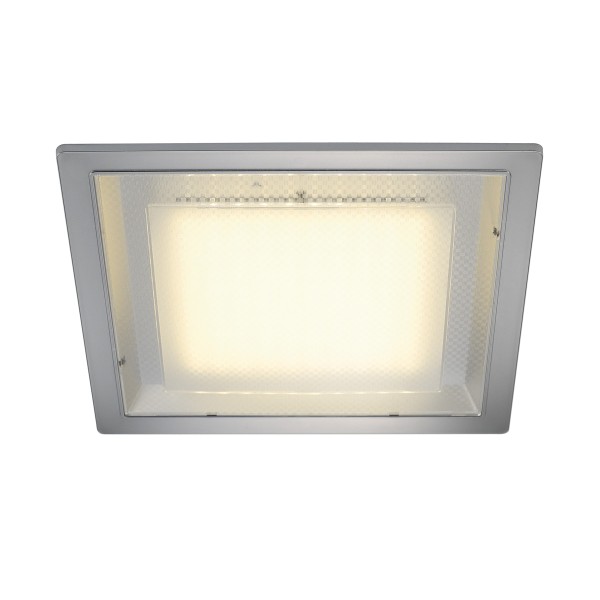 ECO LED, Einbauleuchte, LED, 3000K, eckig, silbergrau, 12,2W