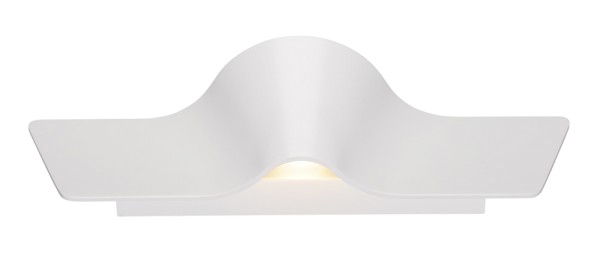 WAVE WALL 45, Wandleuchte, LED, 3000K, weiß, 2x9W